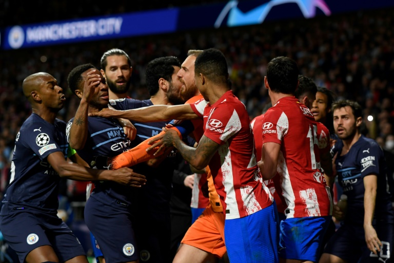 Simeone aims dig at Guardiola's 'pre-history' jibe after Champions League brawl
