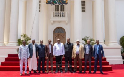 President Uhuru meets Mandera County leaders