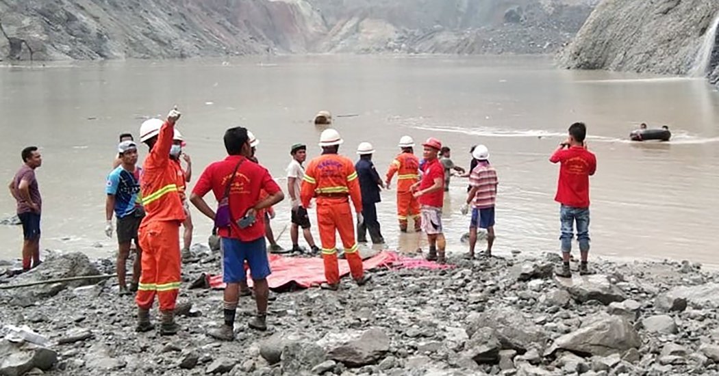 Jade Mine Collapse in Myanmar Kills Over 100