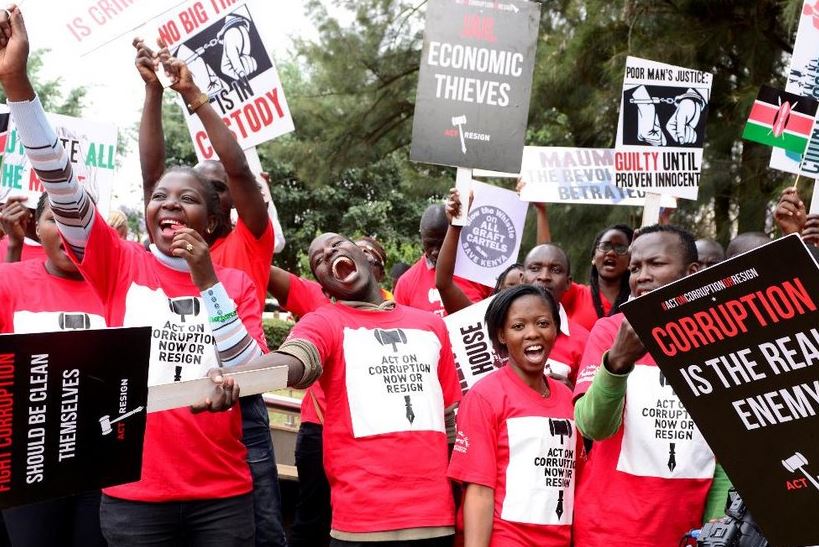 Lobby Group Calls on Kenyans to Protest Over Corruption