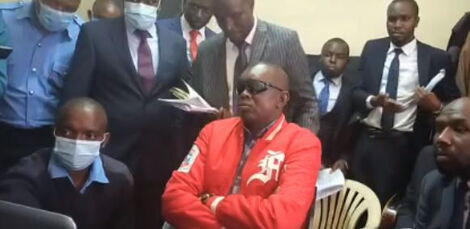 Kapseret MP Oscar Sudi during the court proceedings on September 14, 2020.
