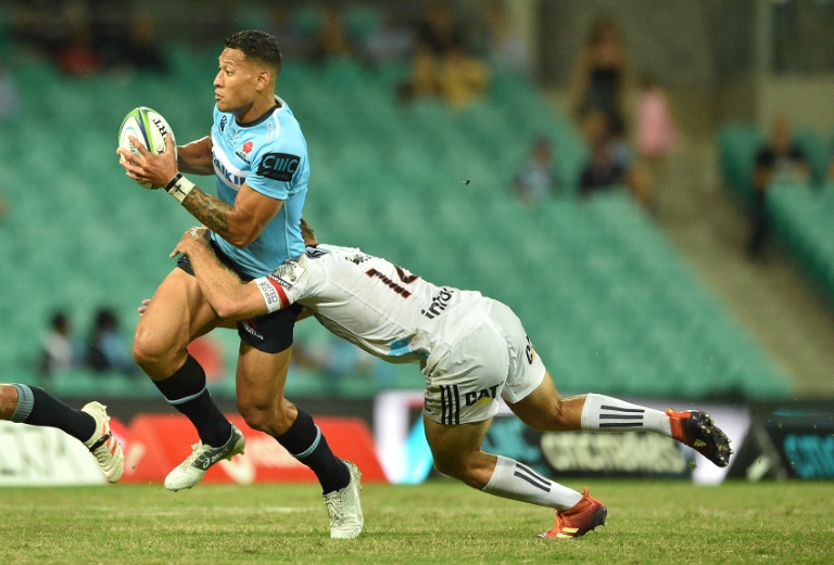 Folau equals try record as Crusaders win streak ends