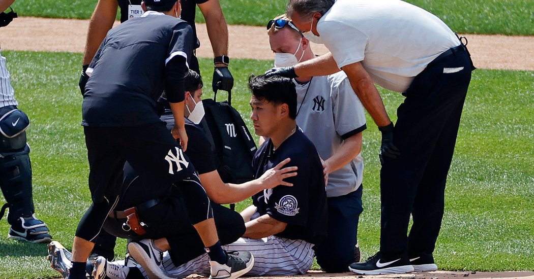 Masahiro Tanaka Hospitalized After Being Hit by Line Drive