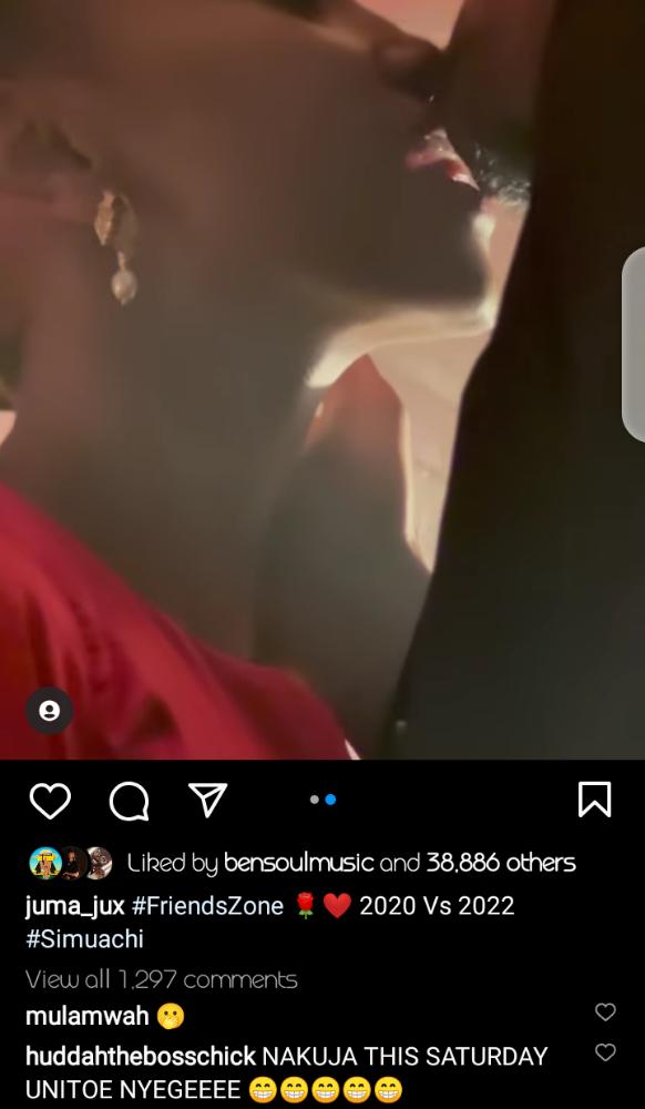 Huddah Monroe Suggests Intimacy With Juma Jux- 'Nakuja Unitoe Nyege' (Screenshot)