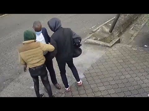 Thugs on Viral CCTV video caught stealing from pedestrian arrested