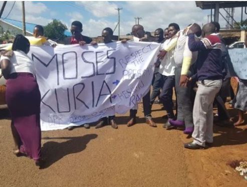 Gatundu South Residents Demonstrate Against Moses Kuria - Kenyans ...