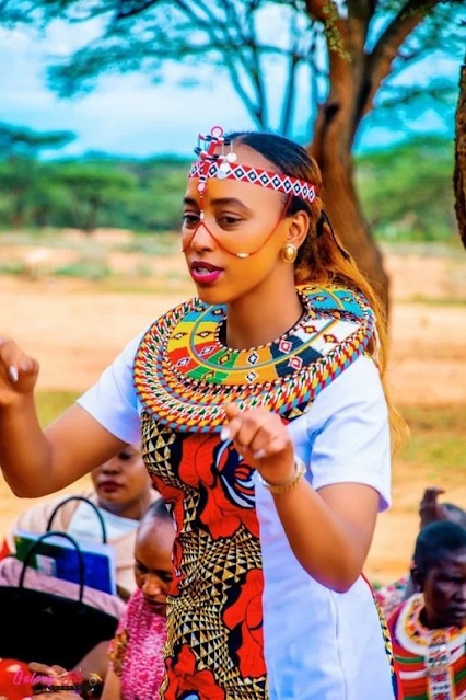 Big booty cute Maasai lady Hezena Lemaletian photo