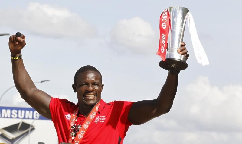 Kenya Shujaa captain Andrew Amonde believes he is in rugby by default. : The standard Sports