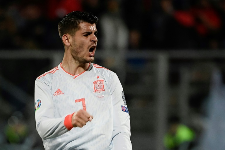 Morata double gives Spain victory over Malta