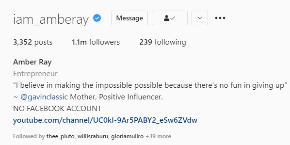 Eyebrows Raised After Amber Ray Removes Jimal's Name On Her Instagram