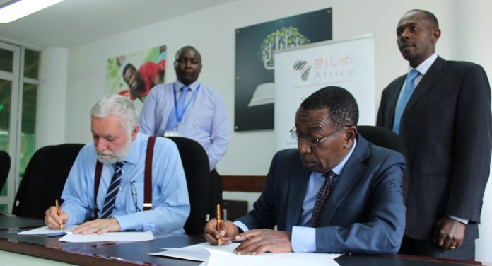 Blockchain Technology - Safeways Africa - Dr Sevila R and Mr Gatiramu left Source iLab