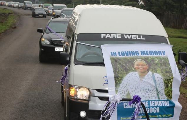 No police burial rites as Caroline Kangogo laid to rest in wedding gown