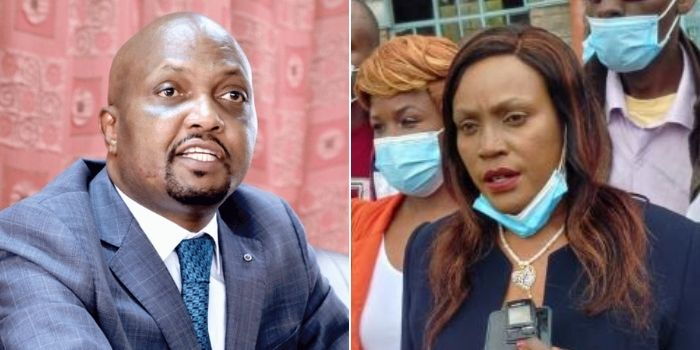 MP Wakapee's Son Defends Mother From Moses Kuria