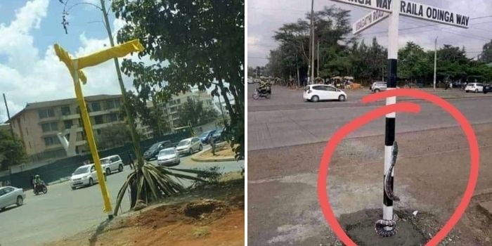 FACT CHECK: Was Raila Odinga's Roadsign Defaced?