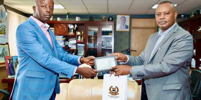Details of Raila Junior's Meeting With DCI Kinoti [PHOTOS]
