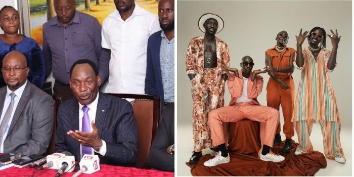 Ezekiel Mutua Responds to Sauti Sol Losing Subscribers Over Tussle With Azimio