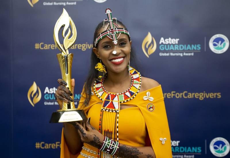 Kenyan nurse wins Sh25 million Aster Guardian Global Nursing Award Eve woman