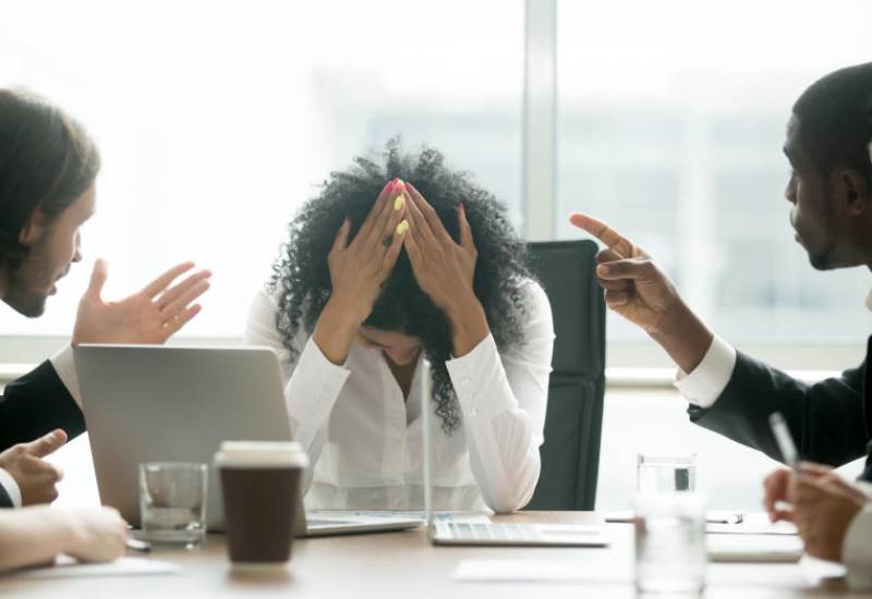 My colleagues are bullying me, what do I do? Eve woman