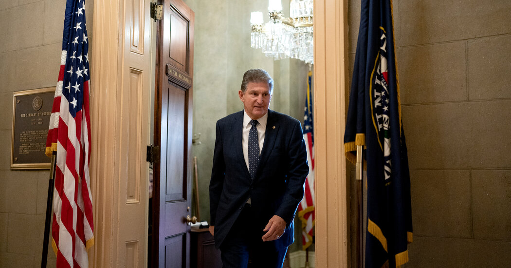 Manchin Rejects Landmark Legislation, Putting Biden’s Climate Goals at Risk