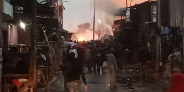 Another Fire Razes Down Gikomba Market [VIDEO]