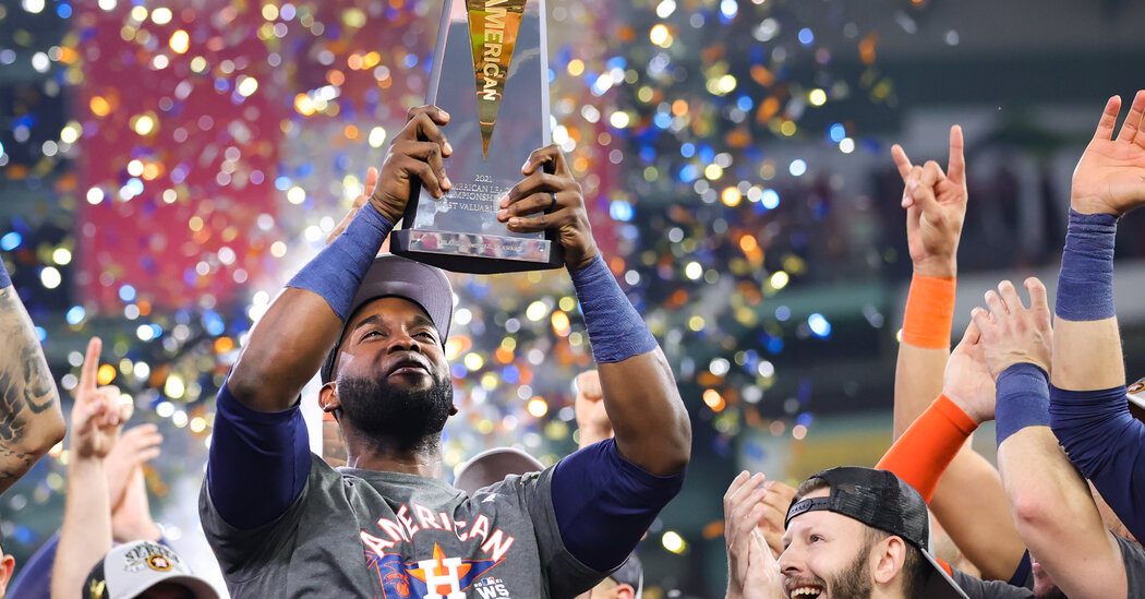 Yordan Alvarez Wins ALCS MVP for Astros