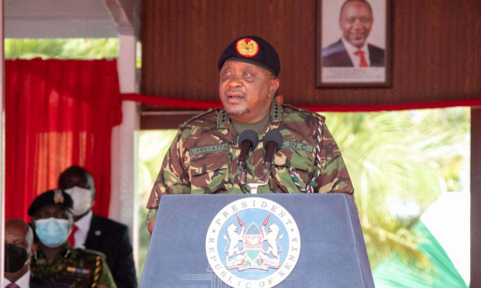 Serve With Integrity and Discipline, President Kenyatta Challenges GSU Recruits