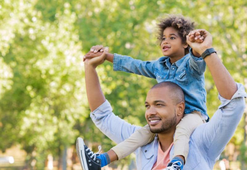 Values that a father can best teach his children Eve woman