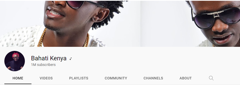 Bahati Surpasses 1 Million YouTube Subs After Collabo With His Wife Diana B (Video)