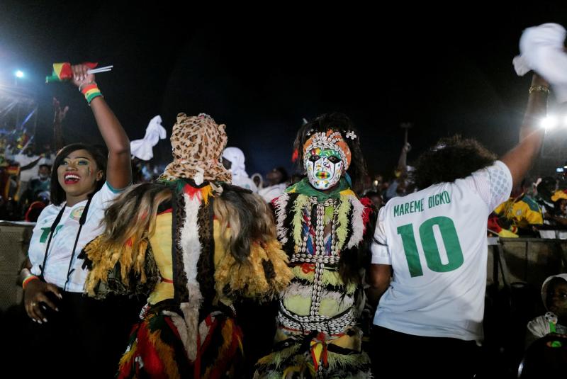 Senegal erupts in celebration after historic AFCON win over Egypt [Photos] : The standard Sports