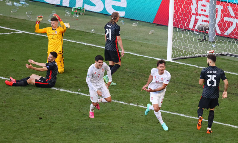 Spain beat Croatia 5-3 in thrilling Euro 2020 knockout : The standard Sports
