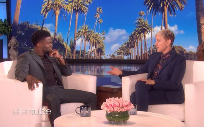 Ellen DeGeneres defended by Kevin Hart after racism claims