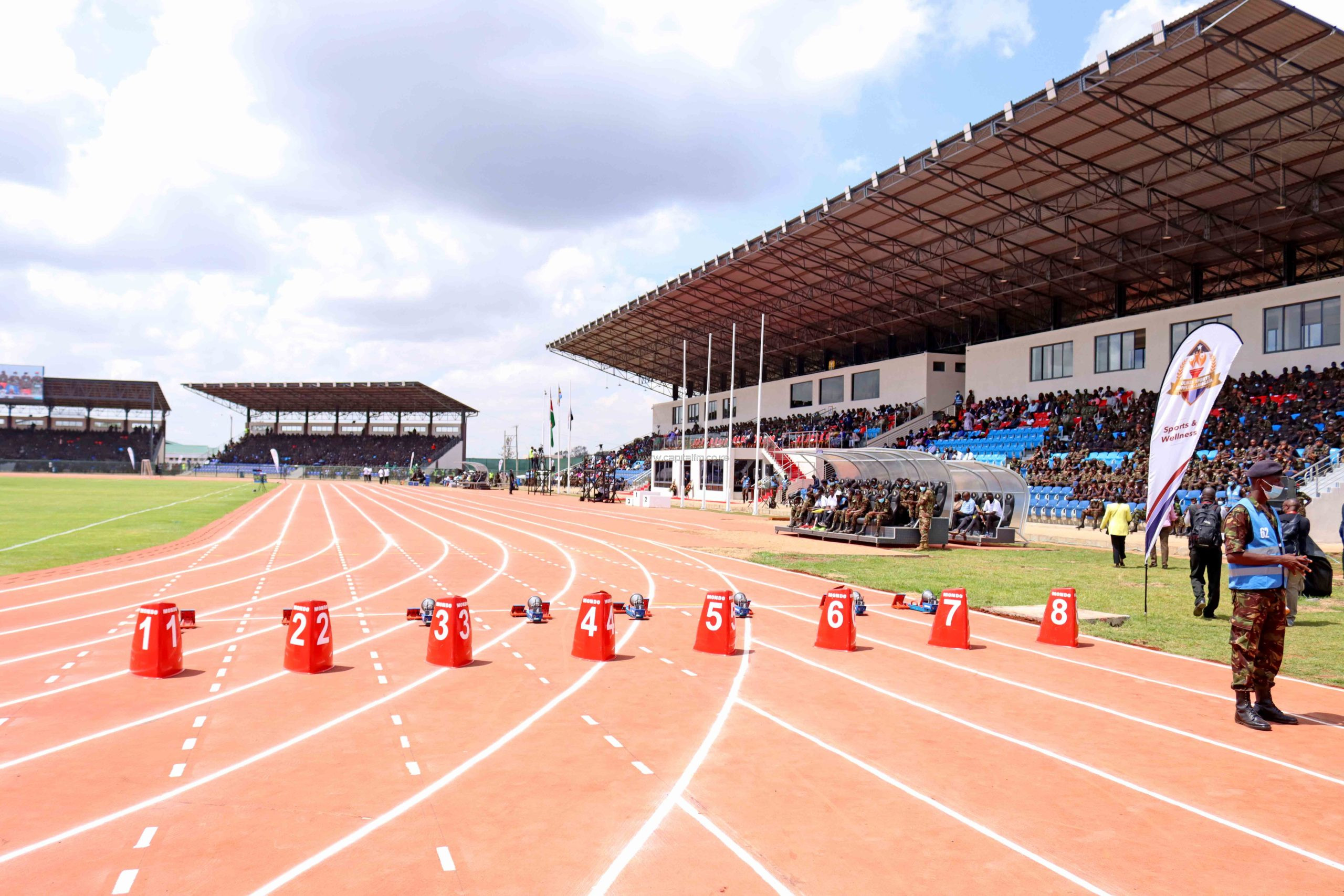 IN PHOTOS: Guests arrive as President Kenyatta expected to open Ulinzi Sports Complex