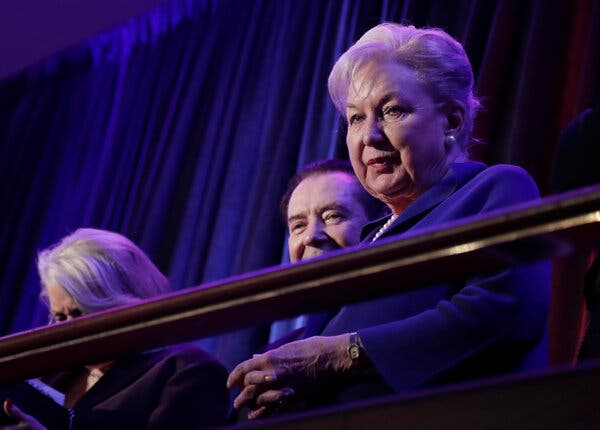 Maryanne Trump Barry, President Trump’s sister, at Mr. Trump’s election night rally in 2016.
