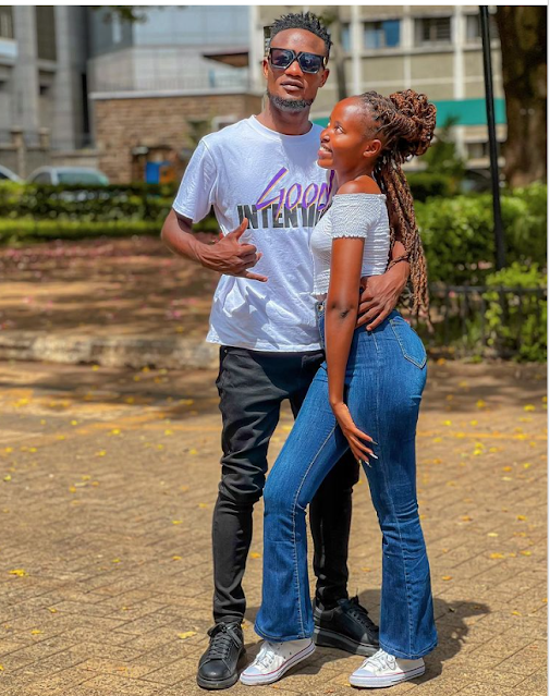 Mungai Eve, a digital content creator with boyfriend Director Trevor