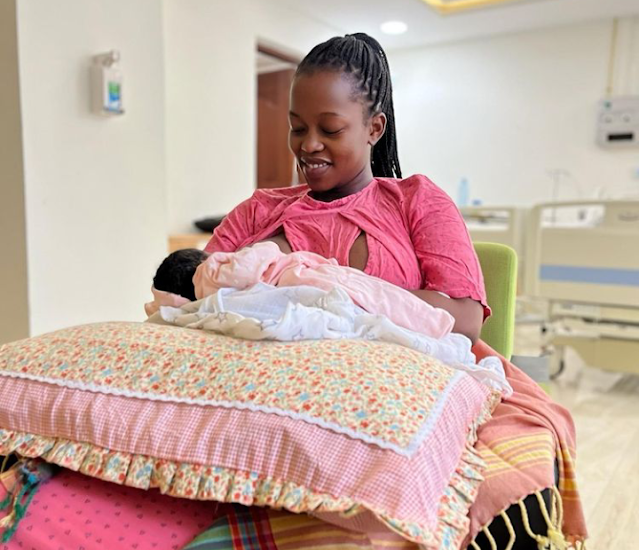 Corazon Kwamboka throws a surprise party for his daughter after giving birth ordeal. Corazon Kwamboka throws a surprise party for his daughter after giving birth ordeal.
