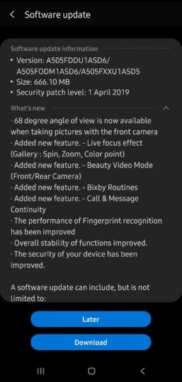 Samsung has huge updates for the Galaxy A50, Galaxy Buds and a new security patch for the J2 Core in Kenya
