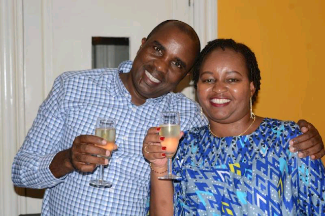 Governor Anne Waiguru together with her husband Kamotho Waiganjo Governor Anne Waiguru with her husband Kamotho waiganjo
