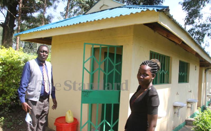 Modern toilets, free sanitary pads help keep girls in school