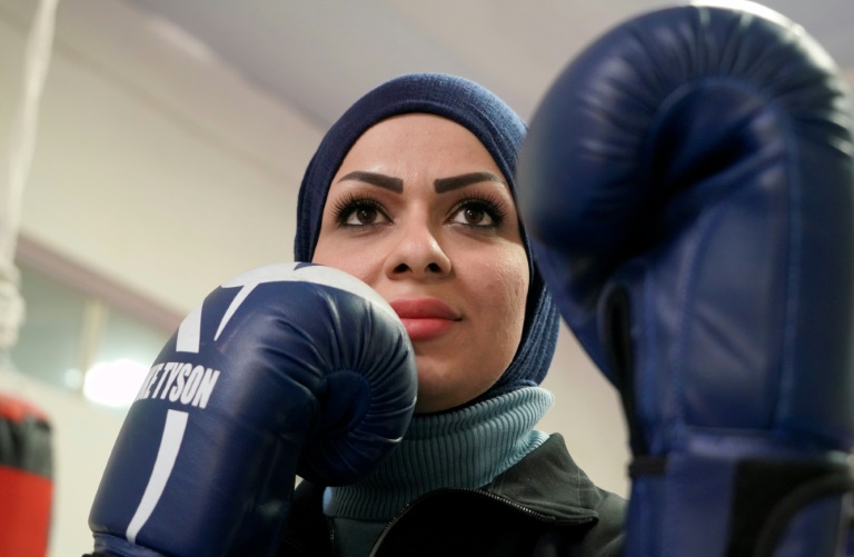 Iraqi women boxers aim sucker punch at gender taboos