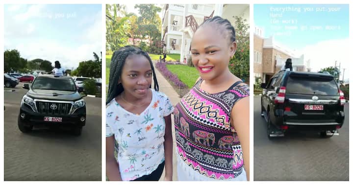 Parents gift girl new Prado TX for scoring 400 marks in KCPE