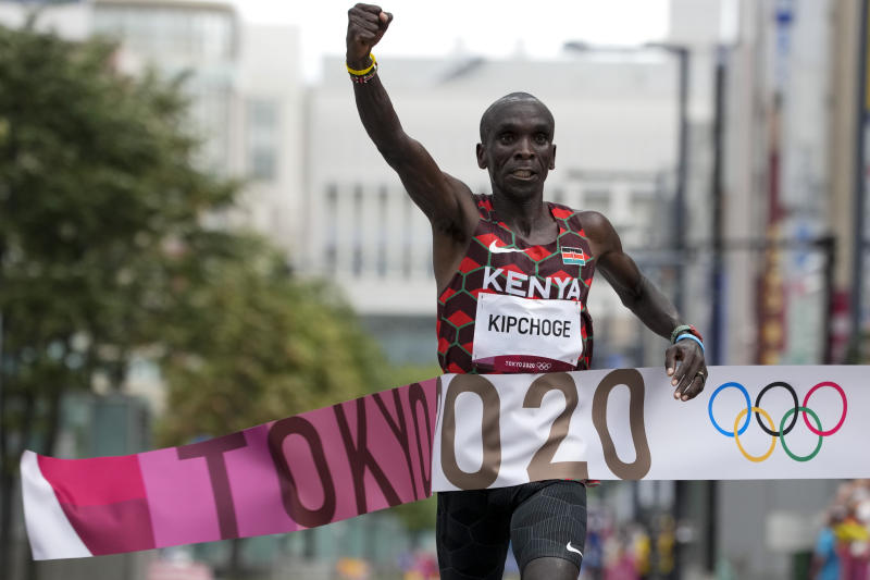 Couple’s unique depiction of star athlete Kipchoge : The standard Sports