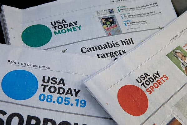 Gannett’s flagship newspaper, USA Today, is among the publications that saw an increase in digital subscribers last quarter.