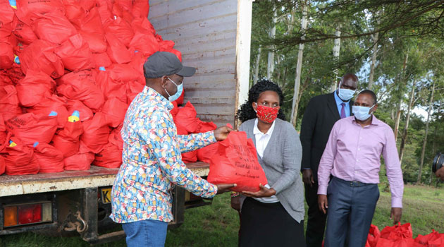 Ruto-funded food aid fit for consumption - DP's office says