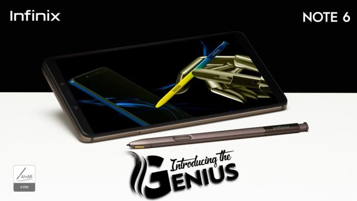 Infinix NOTE 6 with Stylus now available in Kenya (Limited Units)