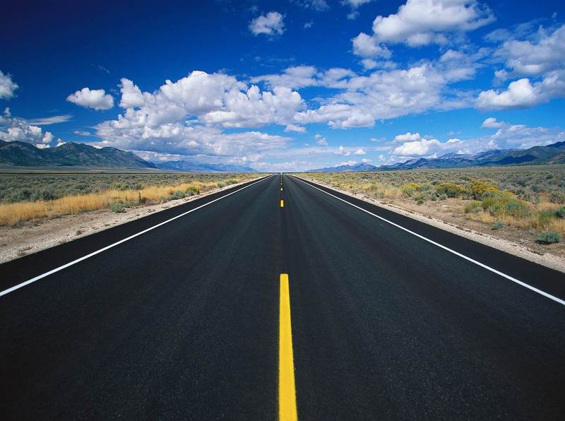 Road construction in Kenya