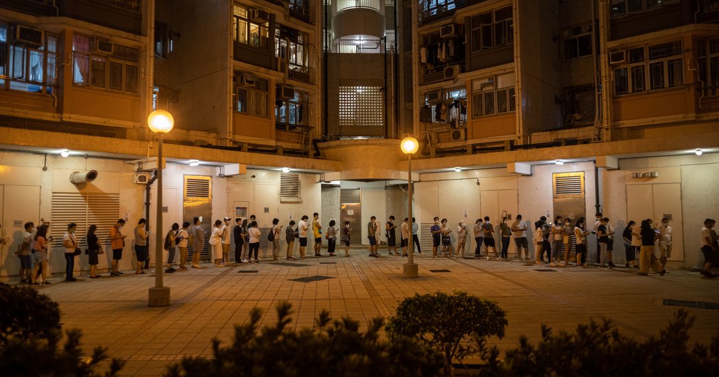 Hong Kong Oppositions Protesters Defy Security Law Threats in Primary Election