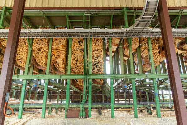 The country’s roughly 3,000 sawmills, which are mostly in the South, have increased production to meet demand.