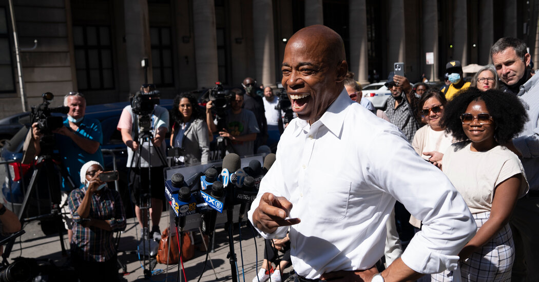 Eric Adams Wins Democratic Primary for NYC Mayor