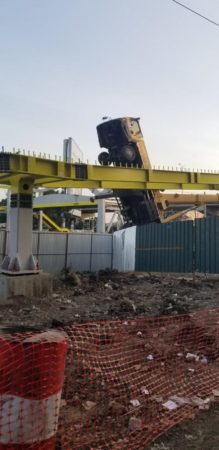 Section of Langata Road closed as Footbridge near Nyayo roundabout collapses » Capital News