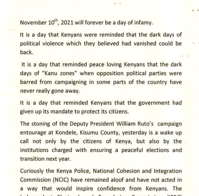 “Disqualify ODM From Participating In 2022 Election” UDA Chairman Tells IEBC